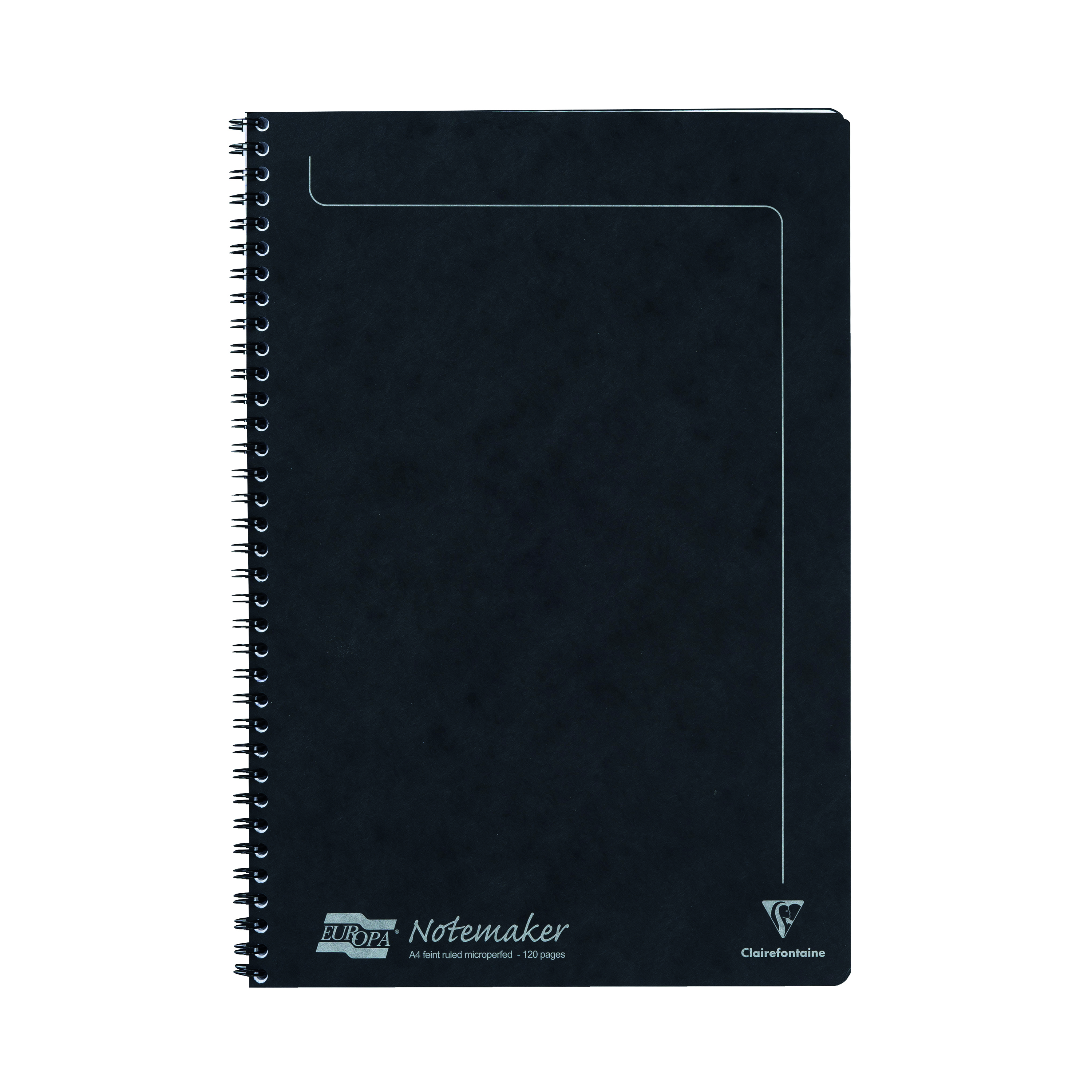 Clairefontaine+Europa+Notemakers+Notebook+A4+Black+%28Pack+of+10%29+4862