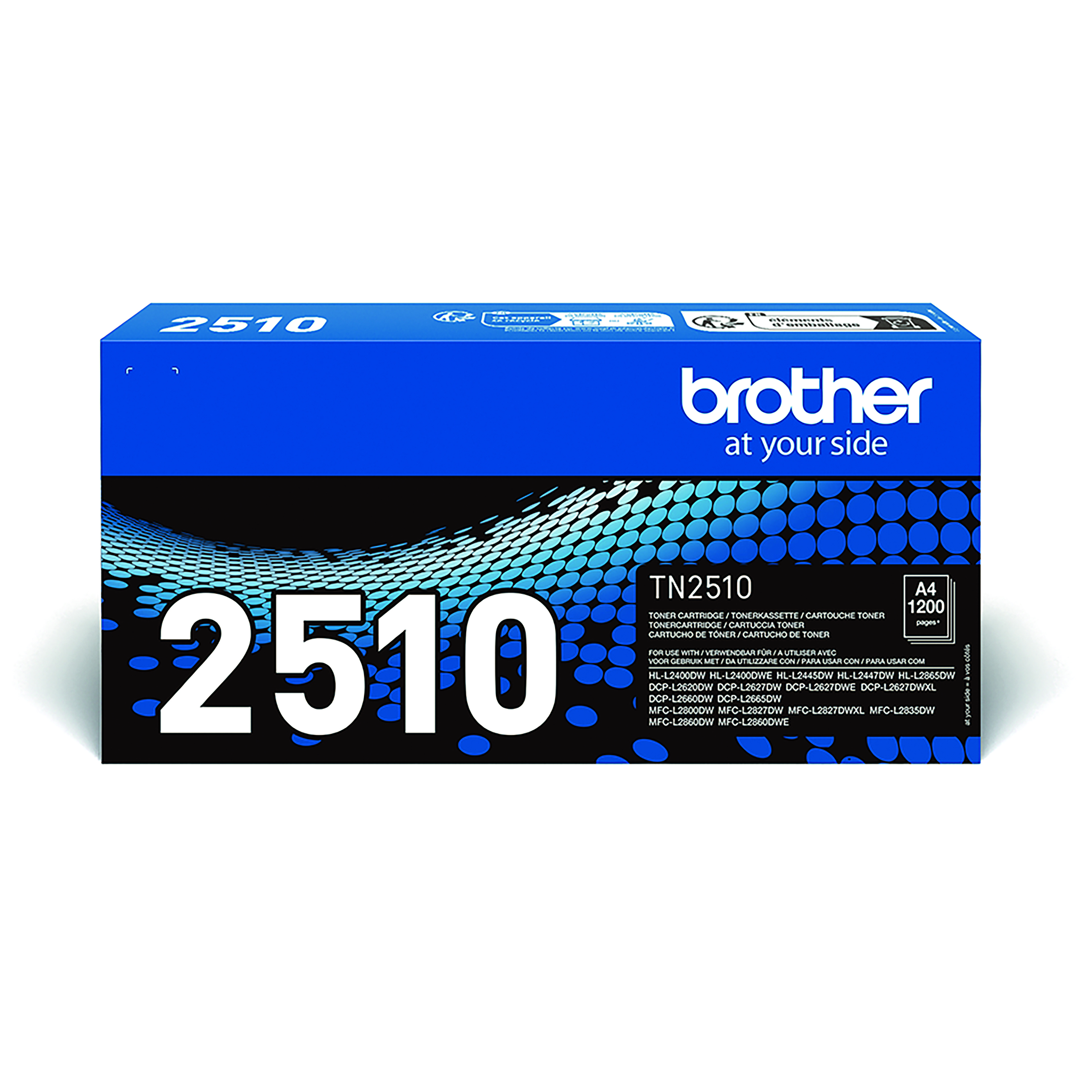 Brother+TN-2510+Toner+Cartridge+Black+TN2510