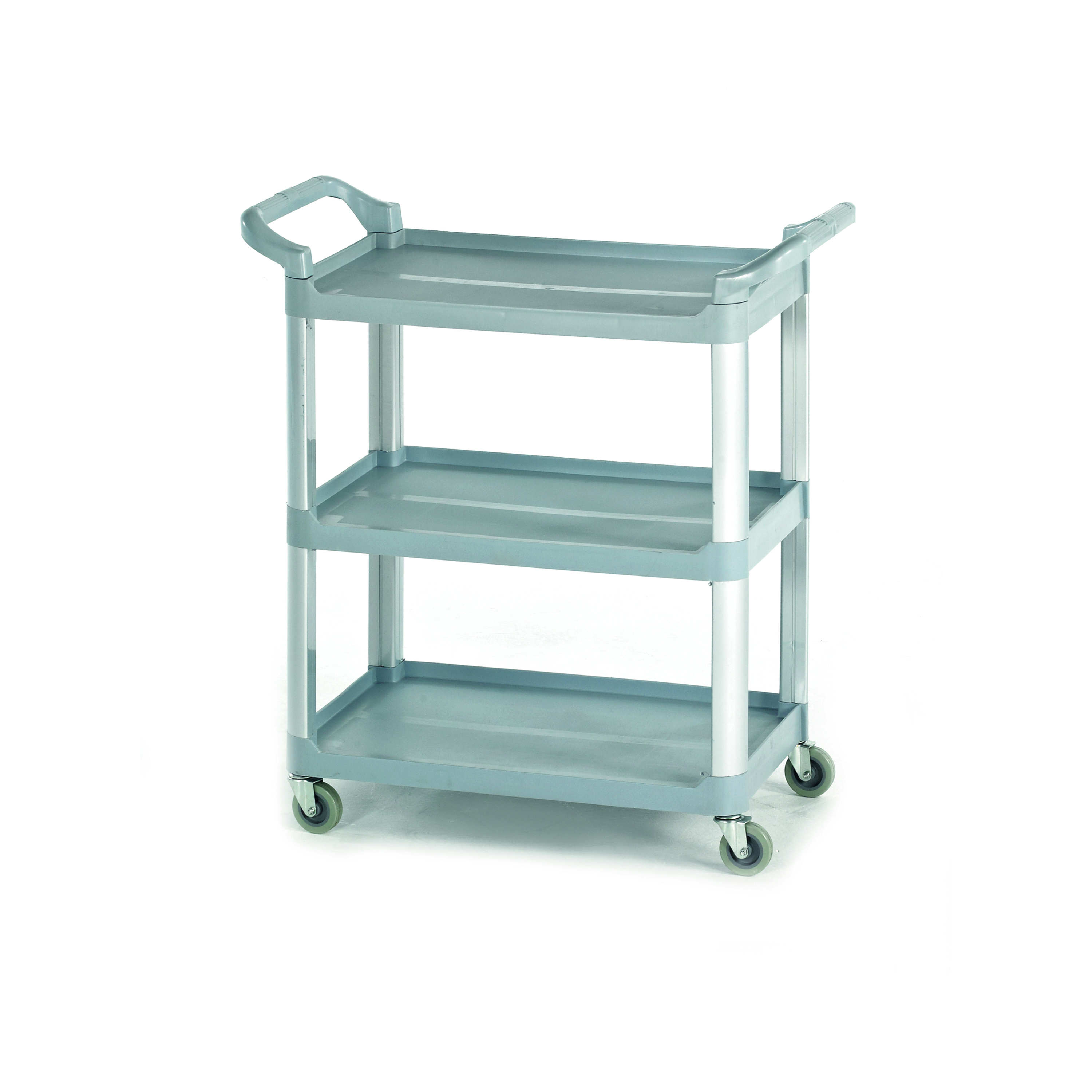 GPC+3+Shelf+Service+Trolley+Grey+HI424Y