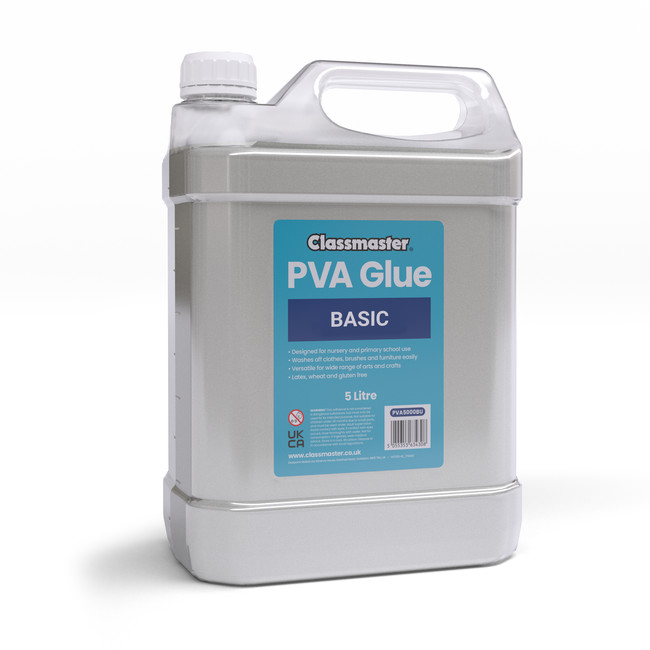 Classmaster+PVA+Glue+Washable+-+Blue+Label+%285+Litre%29+PVA5000BU