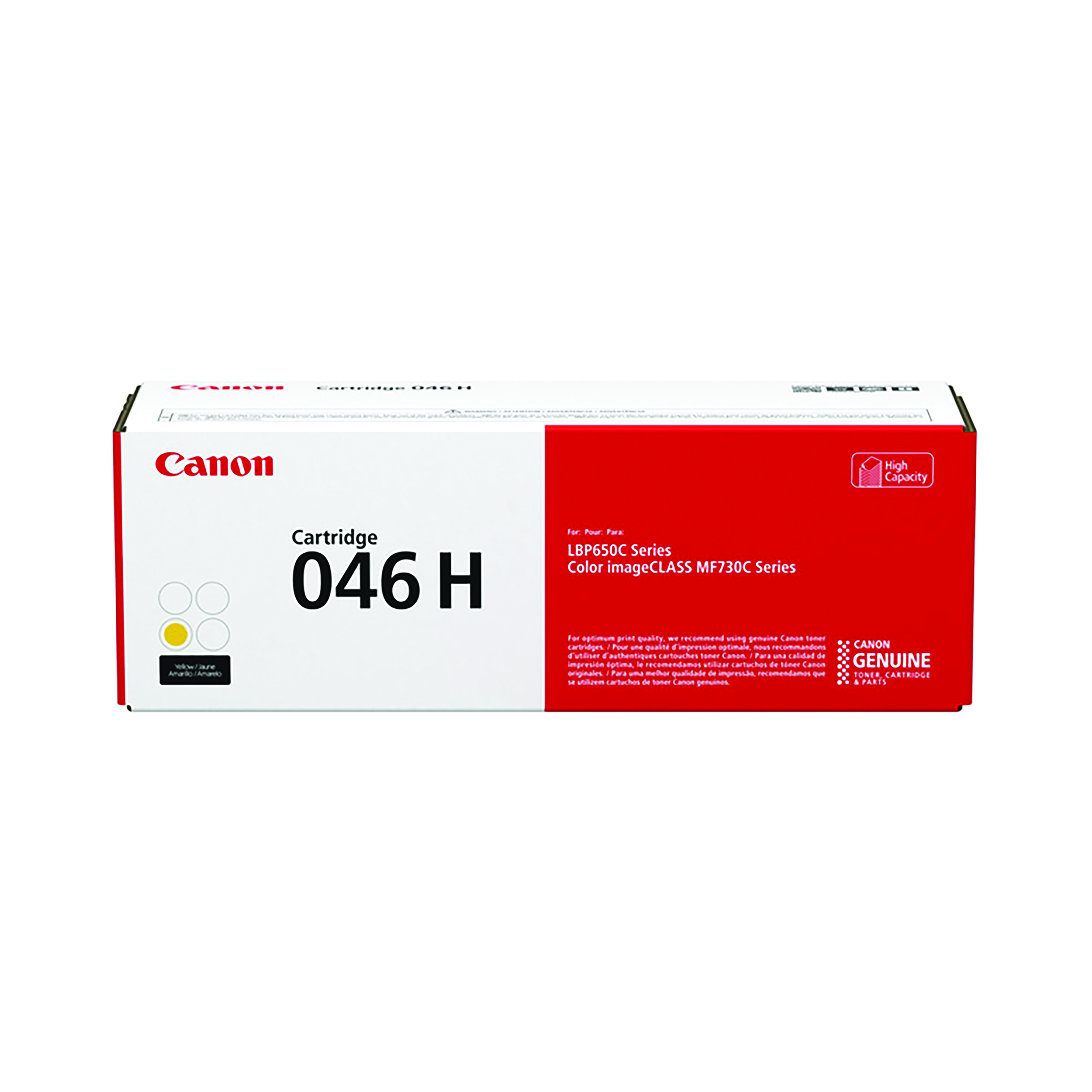 Canon+046H+Toner+Cartridge+High+Yield+Yellow+1251C002