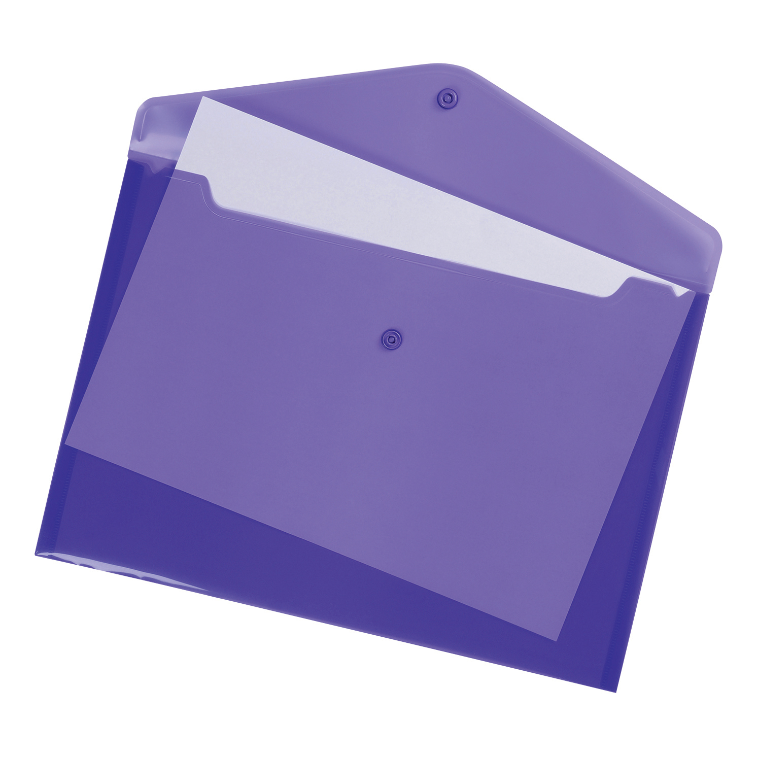 5+Star+Office+Envelope+Stud+Wallet+Polypropylene+A4+Translucent+Purple+%28Pack+of+5%29