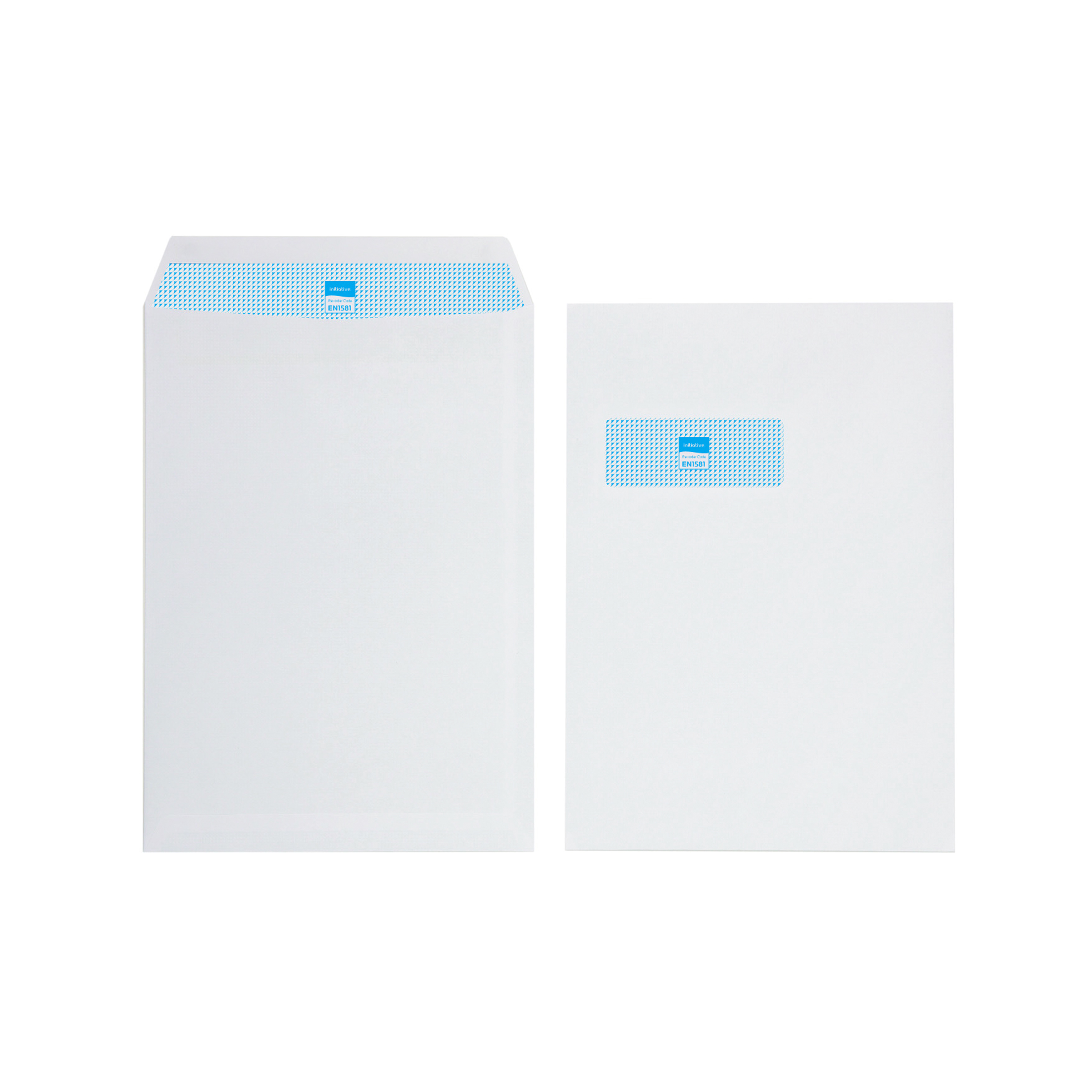 Initiative+Envelope+Pocket+C4+Self+Seal+90g+White+Window+%28250+Pack%29