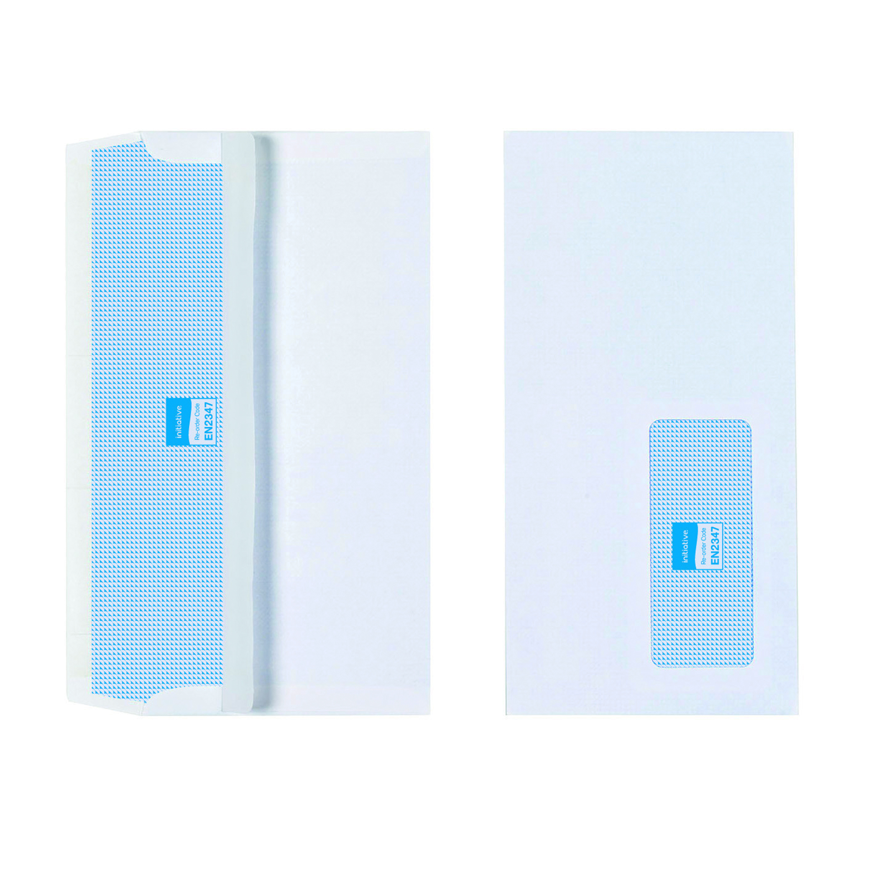 Initiative+Envelope+DL+Self+Seal+Window+90gsm+White+%281000+Pack%29