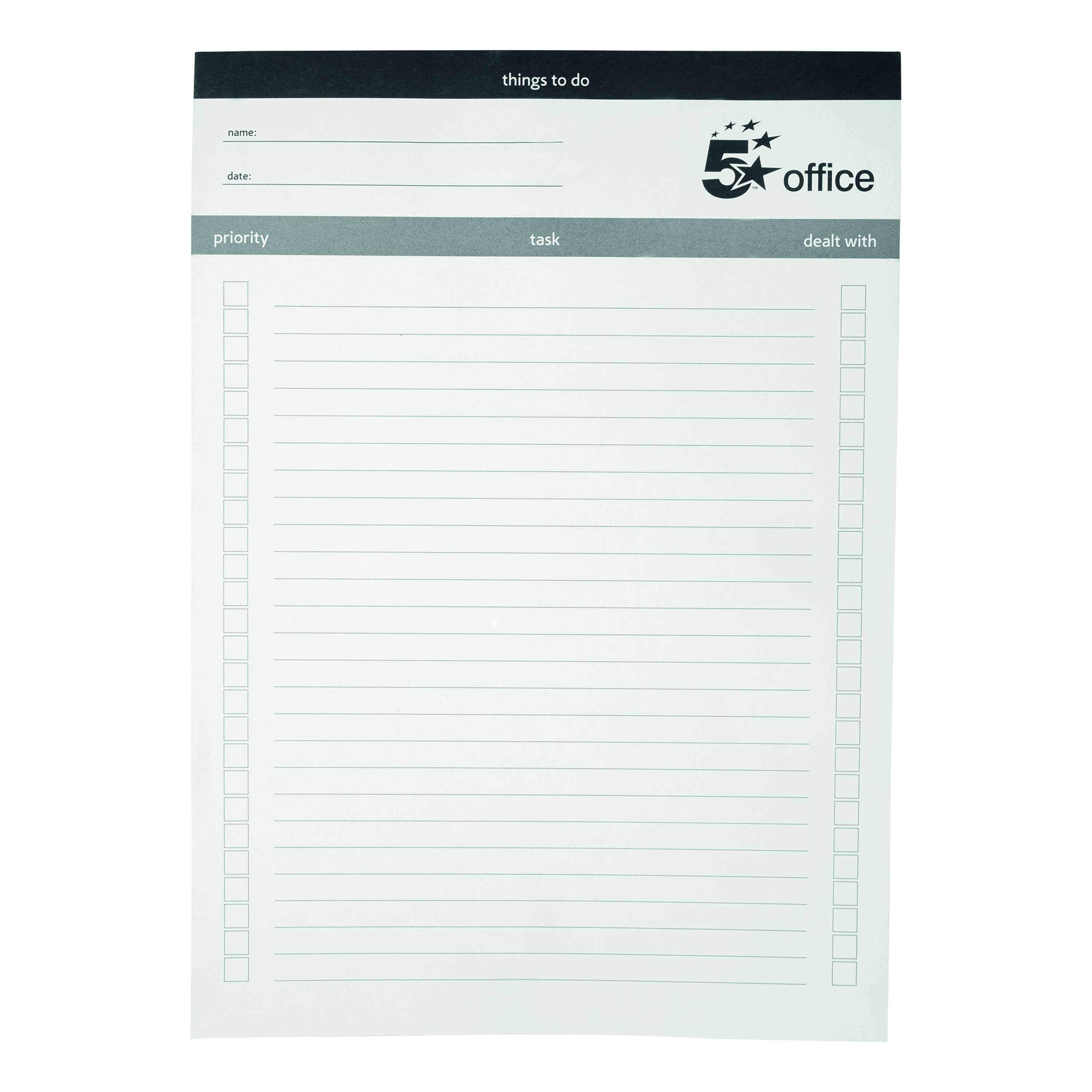 5+Star+Office+Things+To+Do+Today+Pad+A4+50pp