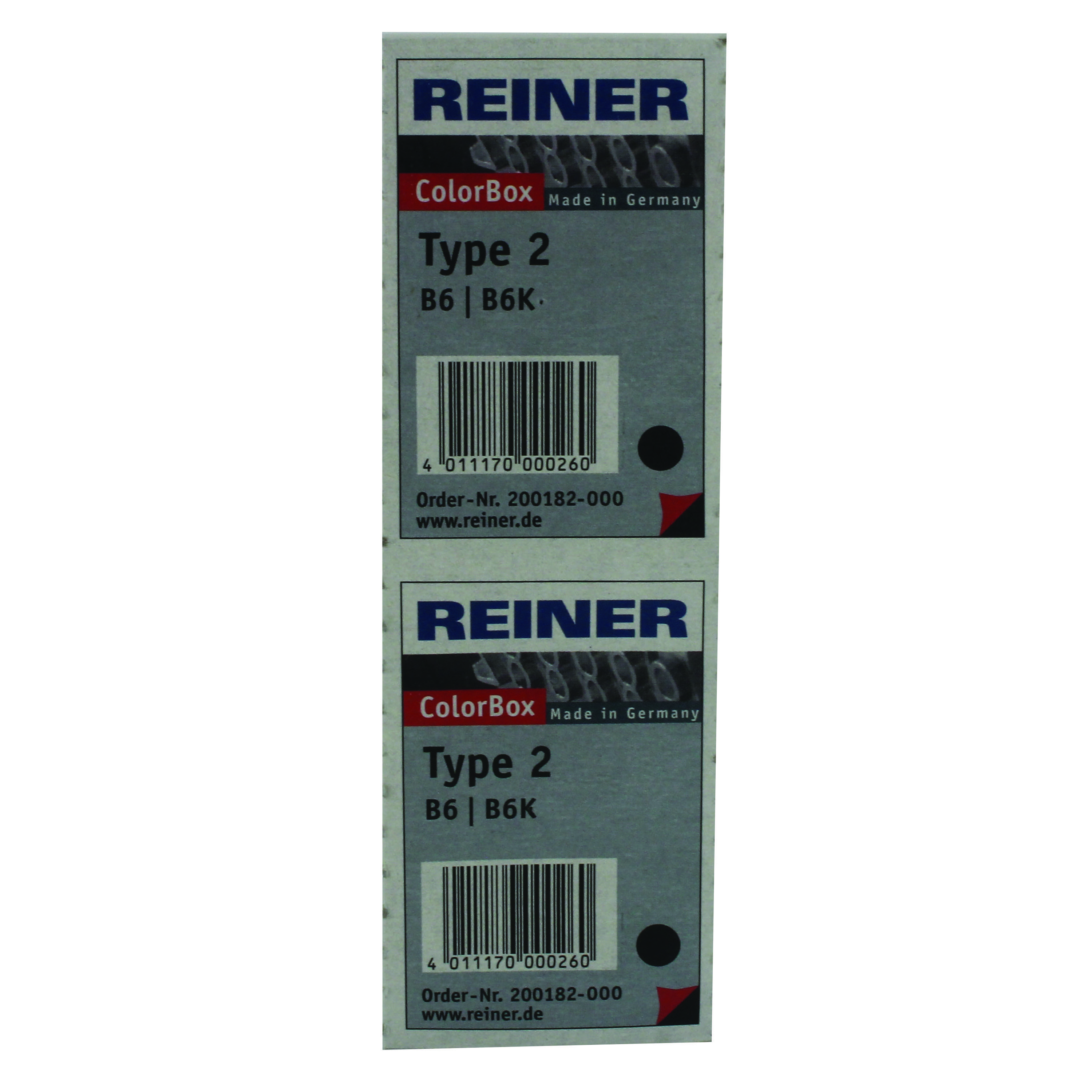 COLOP+Reiner+B6K+Replacement+Ink+Pad+Black+%28Pack+of+2%29+RB6KINK