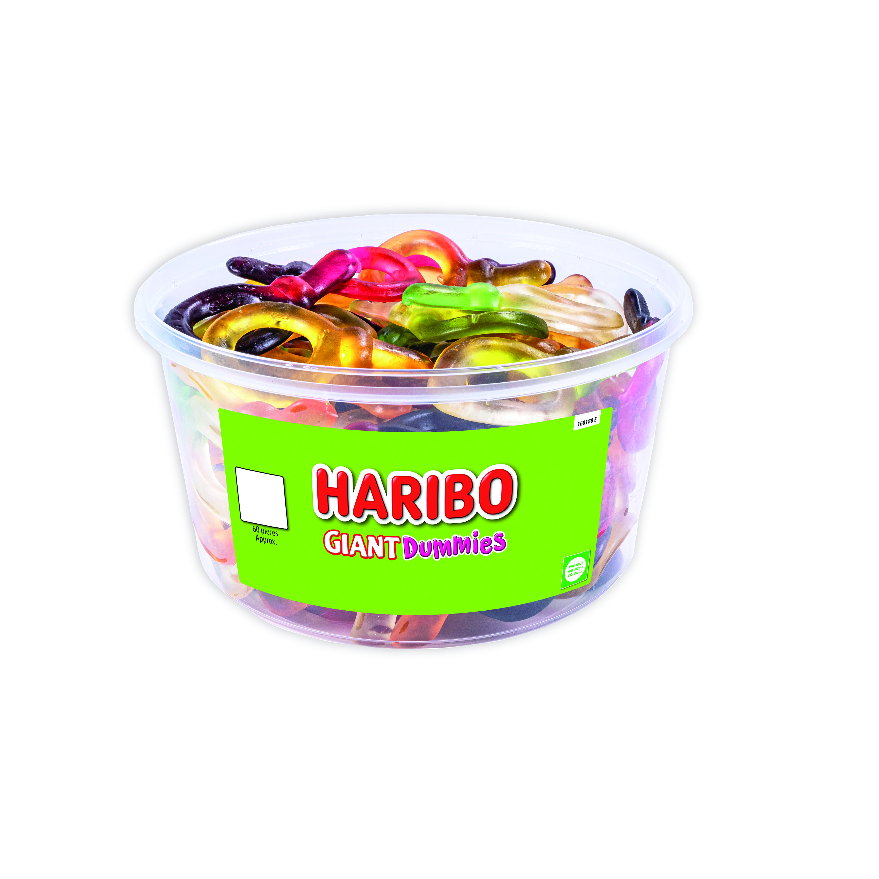 Haribo+Giant+Dummies+Sweets+Drum+816g+13590