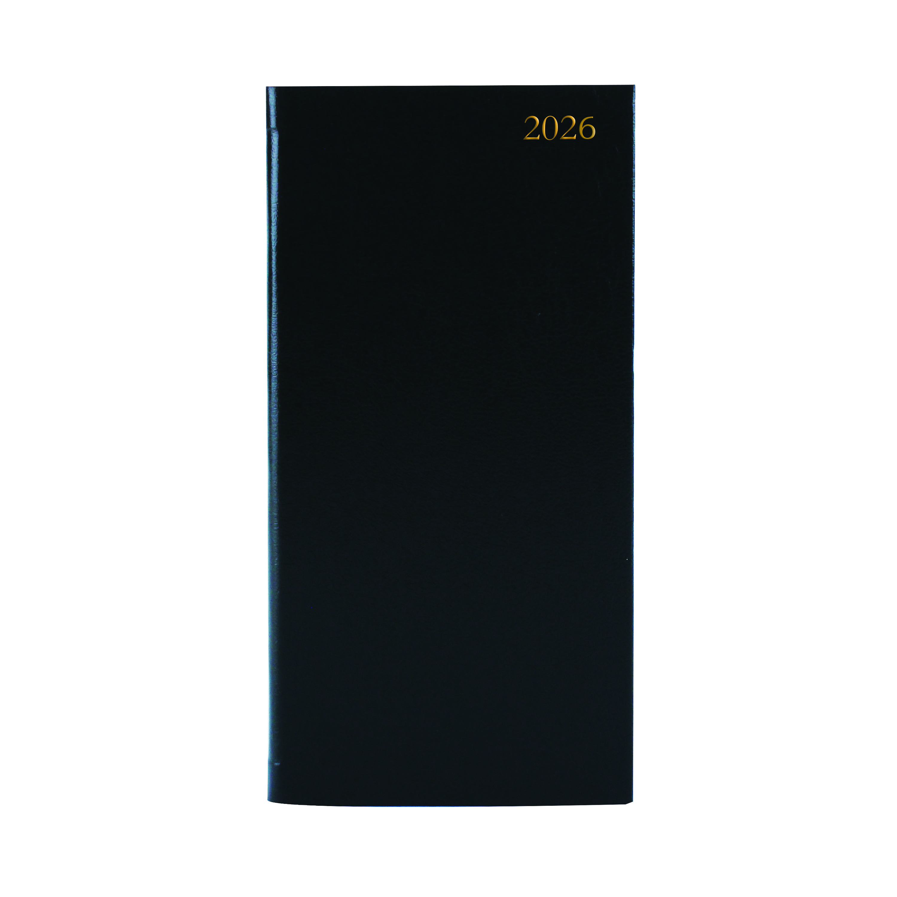 5+Star+Slim+Desk+Diary+Portrait+Week+To+View+Black+2026+KF1BK26