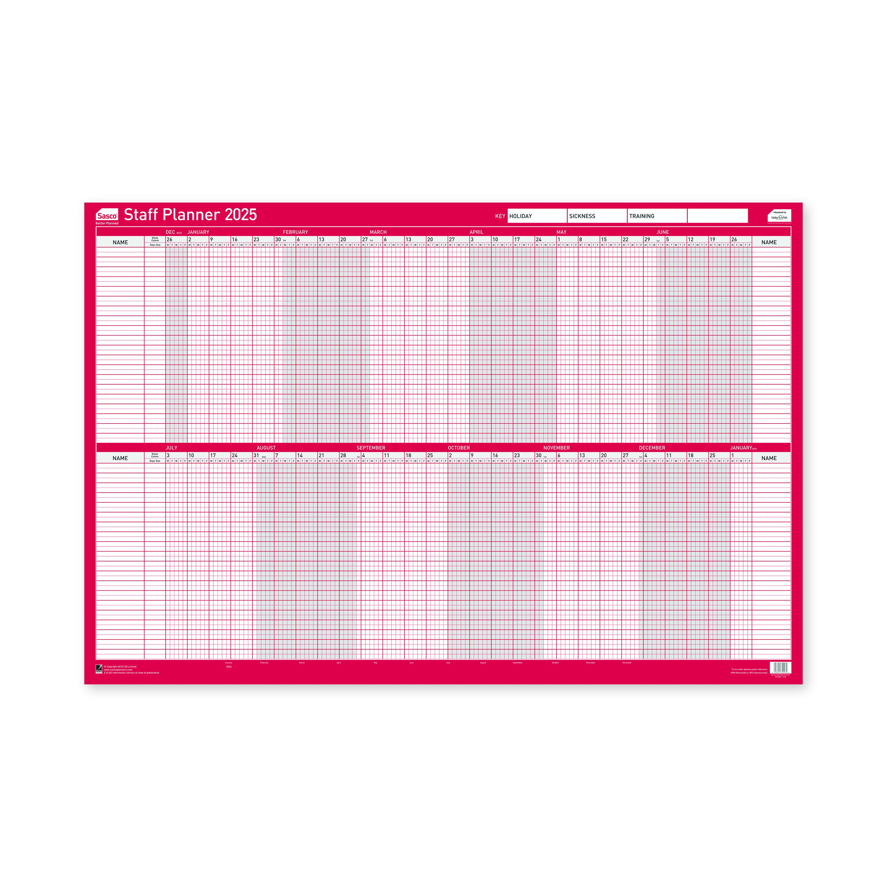 Sasco+Staff+Planner+Unmounted+2025+SY1076325