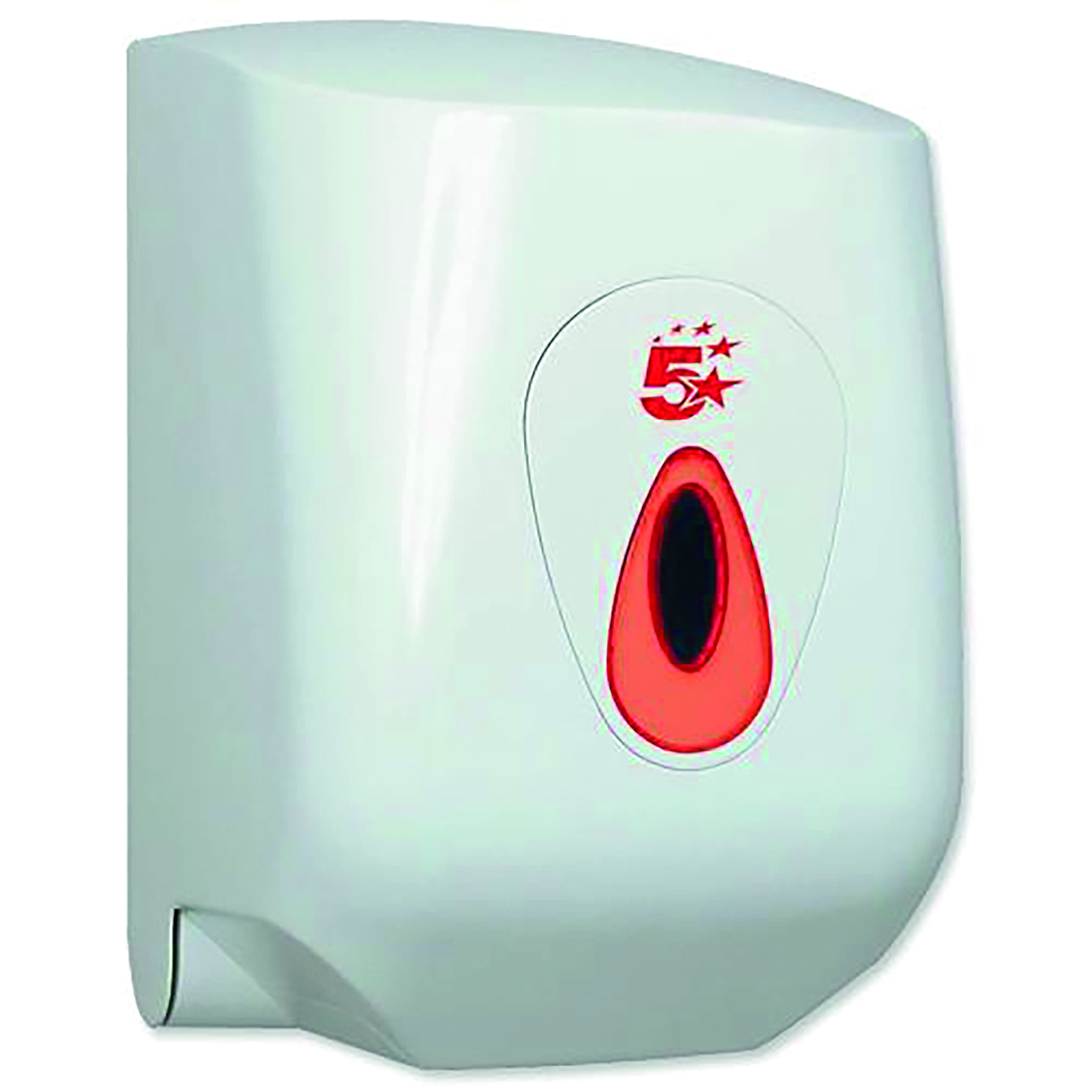 5+Star+Centrefeed+Dispenser+Large+230x235x350mm+Plastic+White
