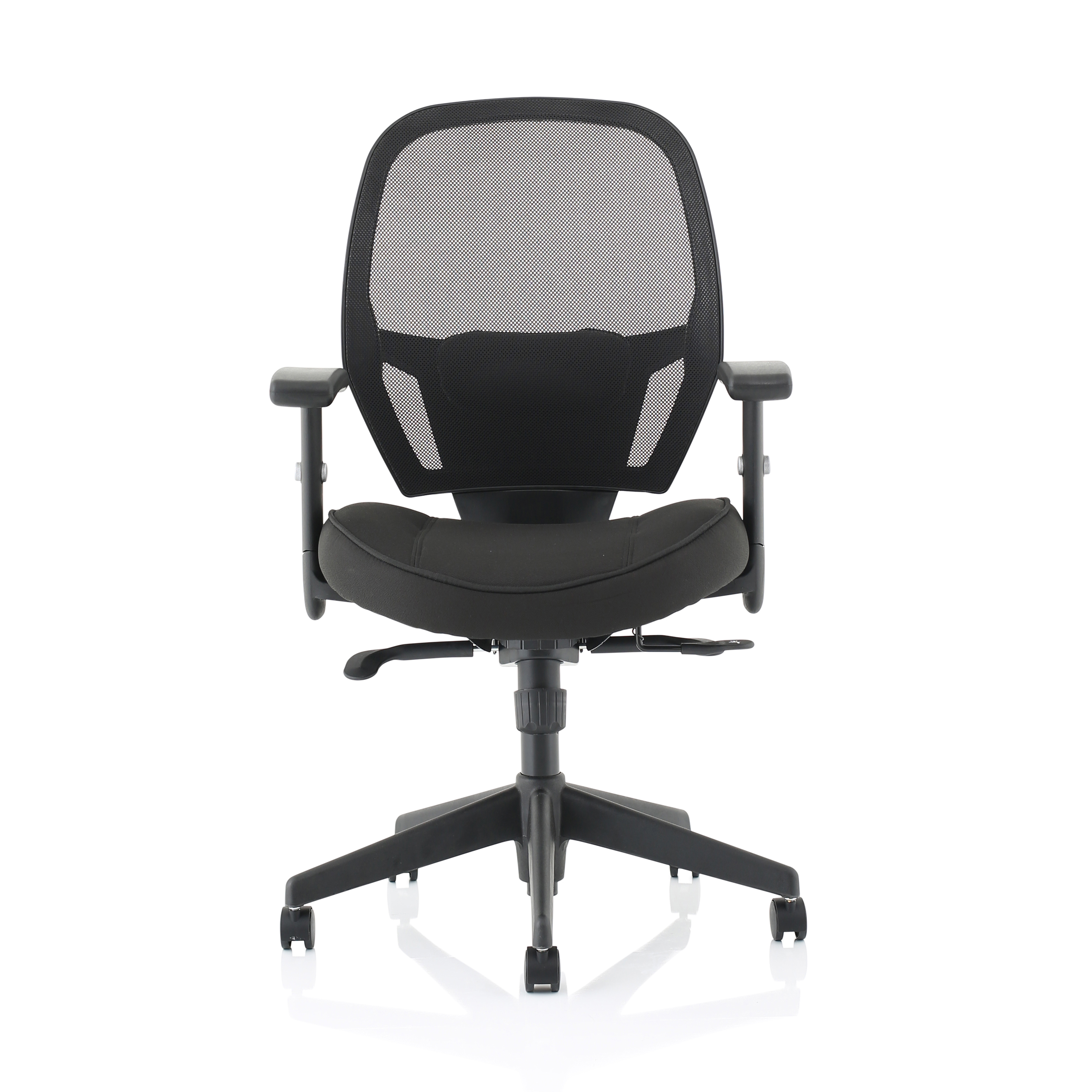 Trexus+Amaze+Synchronous+Mesh+Chair+Black+520x520x470-600mm+Ref+11186-02Black