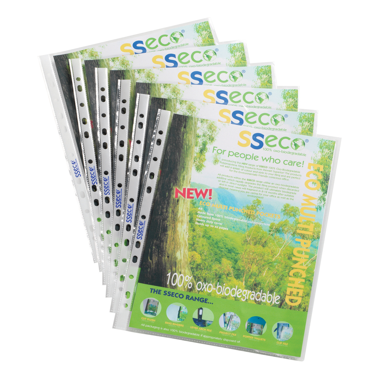 SSeco+Pocket+Polypropylene+Oxo-biodegradable+Top-opening+50+Micron+A4+Glass+Clear+Ref+PP50+%5BPack+100%5D