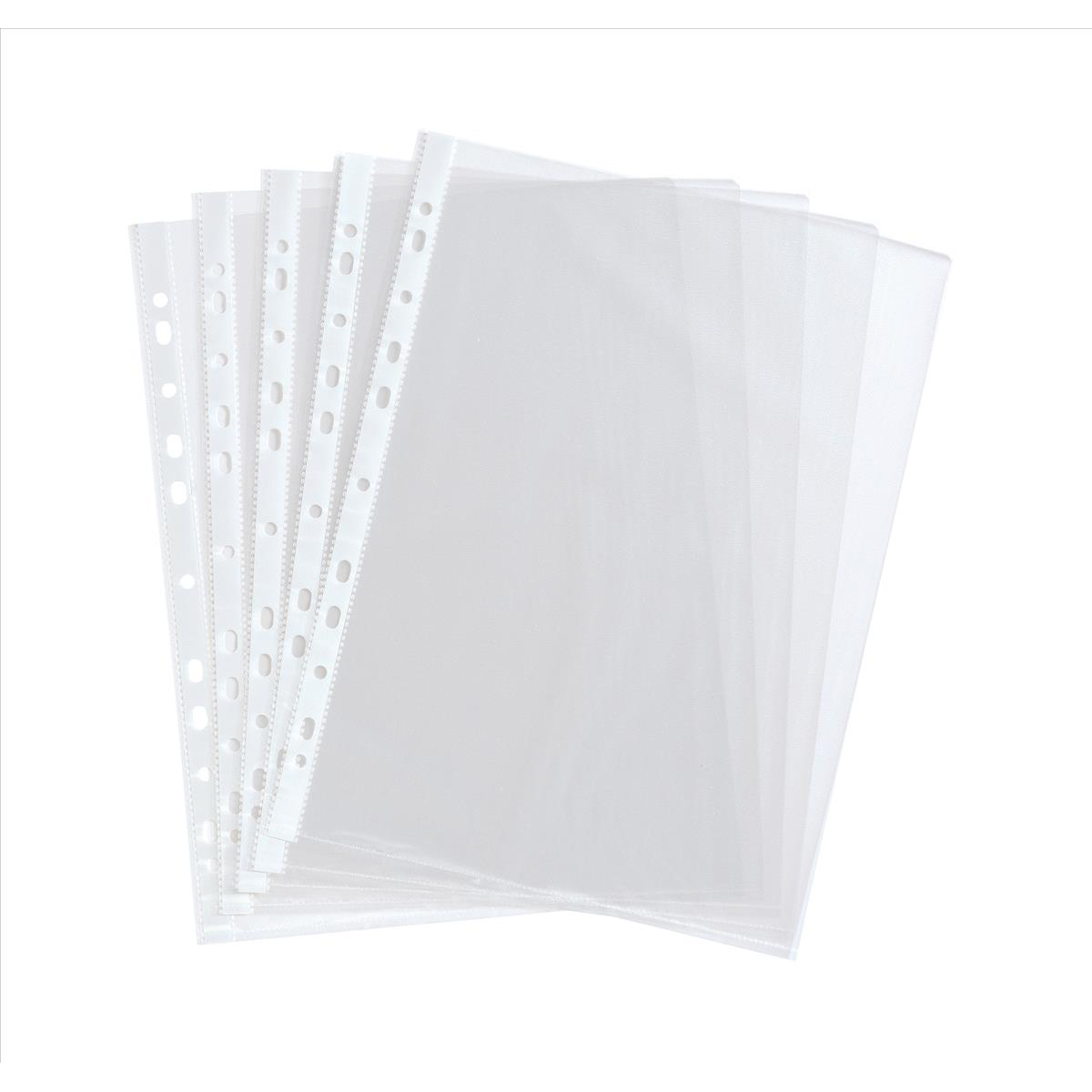 A4+Punched+Pockets+40micron+Clear+pk_1.x100+5Star+%231723+%40AC-5