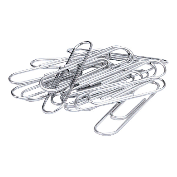 33mm+Plain+Large+Metal+PaperClips+pk_1000.+5Star+%234546+