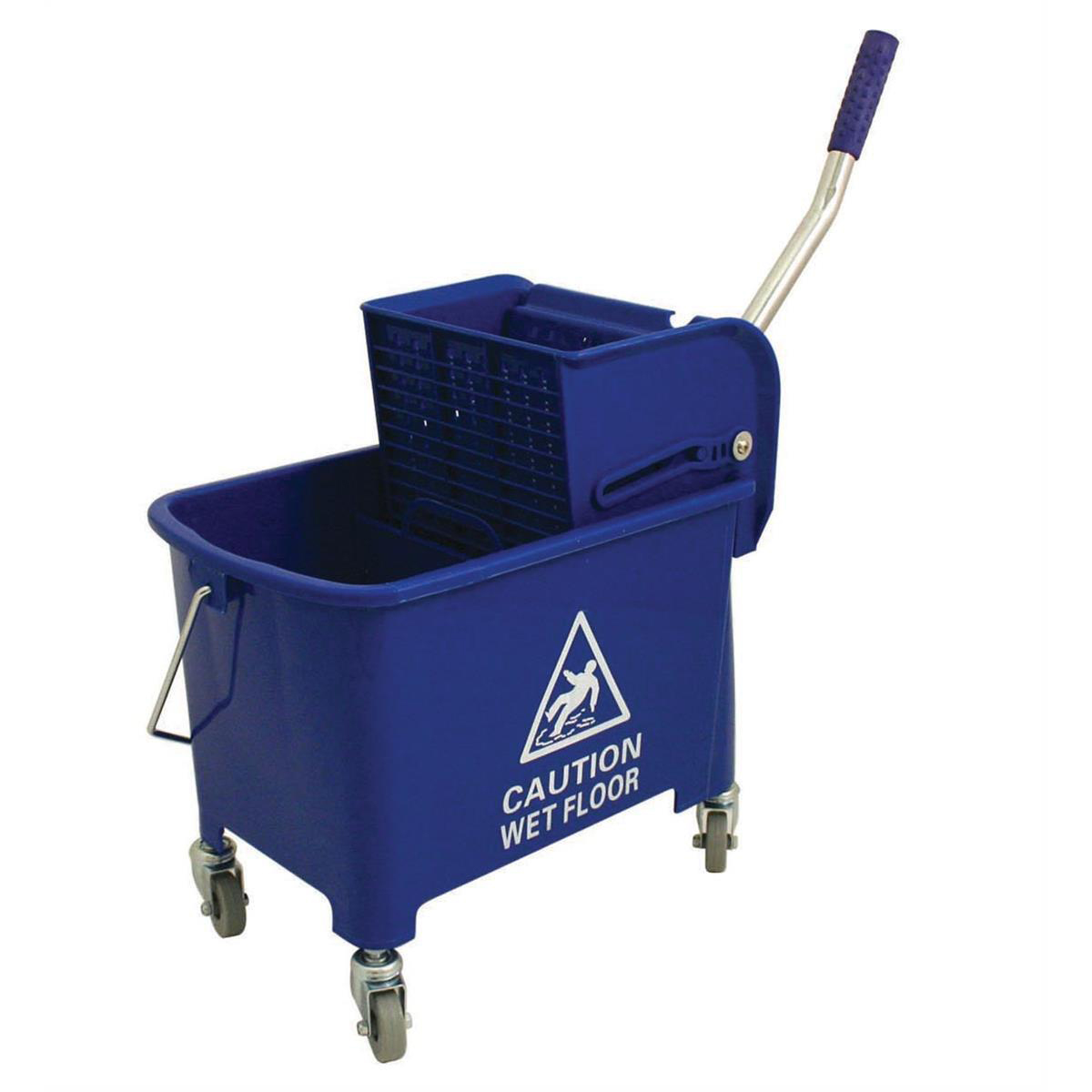 Mop+Bucket+Mobile+Colour+Coded+with+Handle+4+Castors+20+Litre+Blue+%40HD-5