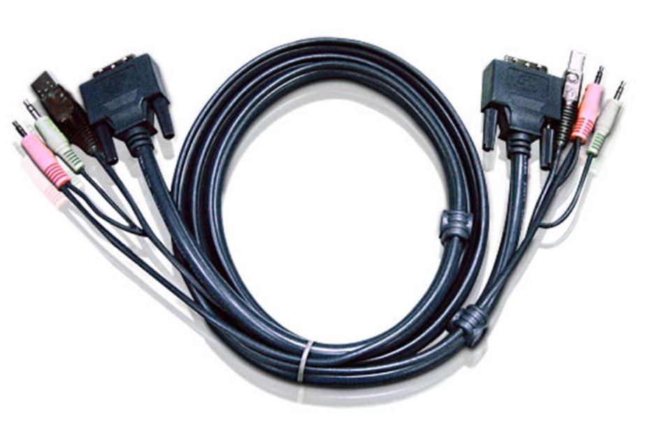 Aten, 3m USB DVI-I Single Link KVM Cable