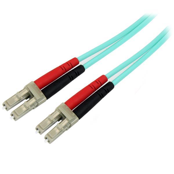 Startech, 1m Aqua MM 50/125 OM4 Fiber Optic Cable