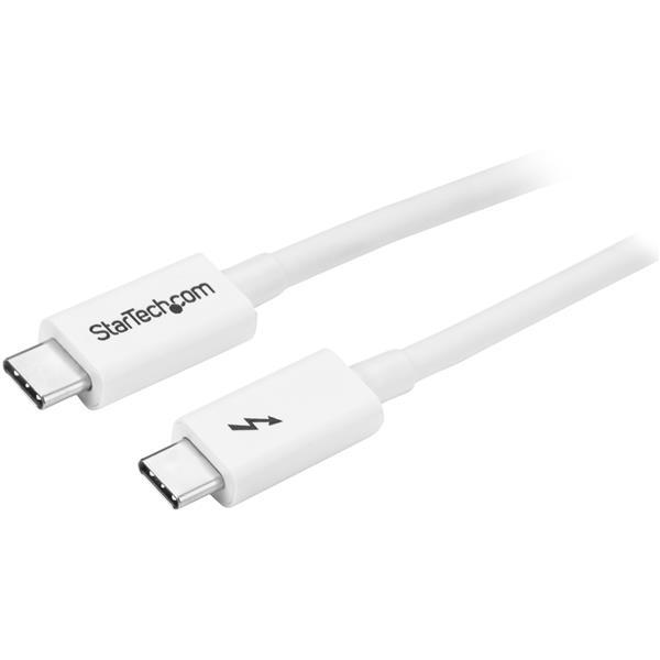 2m Thunderbolt 3 Cable 20Gbps - White