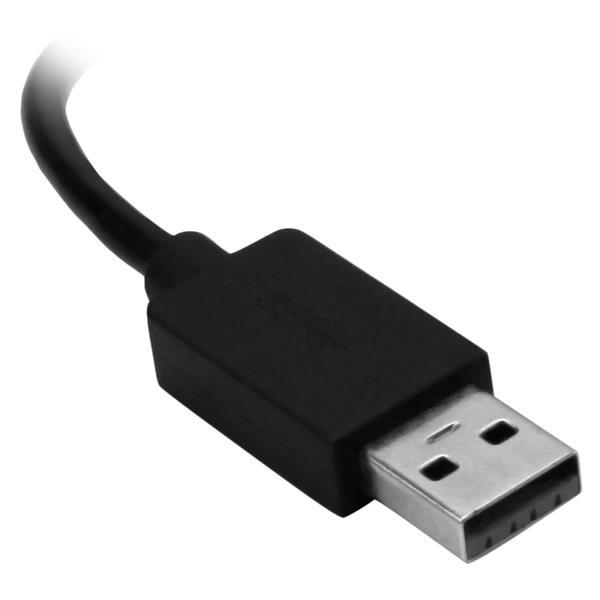 4 Port USB 3.0 Hub - 3x USB A & 1x USB C