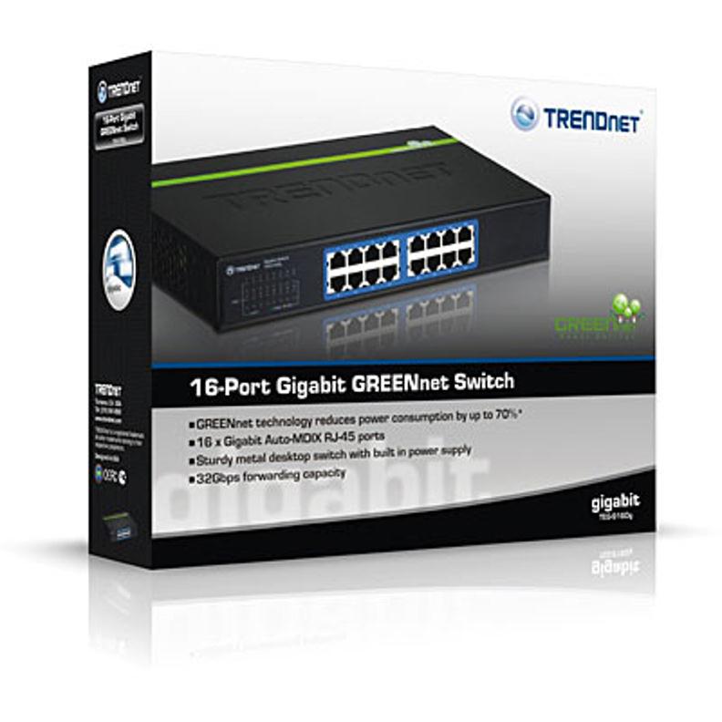 16P Gb Greennet Desktop Switch (In Psu)