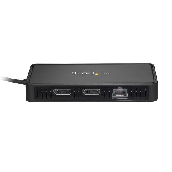 USB to Dual DisplayPort Mini Dock - 4K