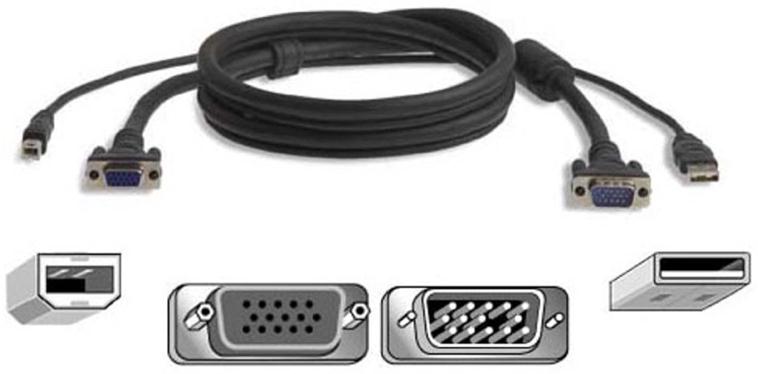 Belkin, Pro2 Kvm Cable Usb 1.8M