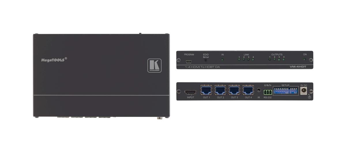 Kramer, 1: 4 4K UHDMI-HDBaseT Distribution Amp