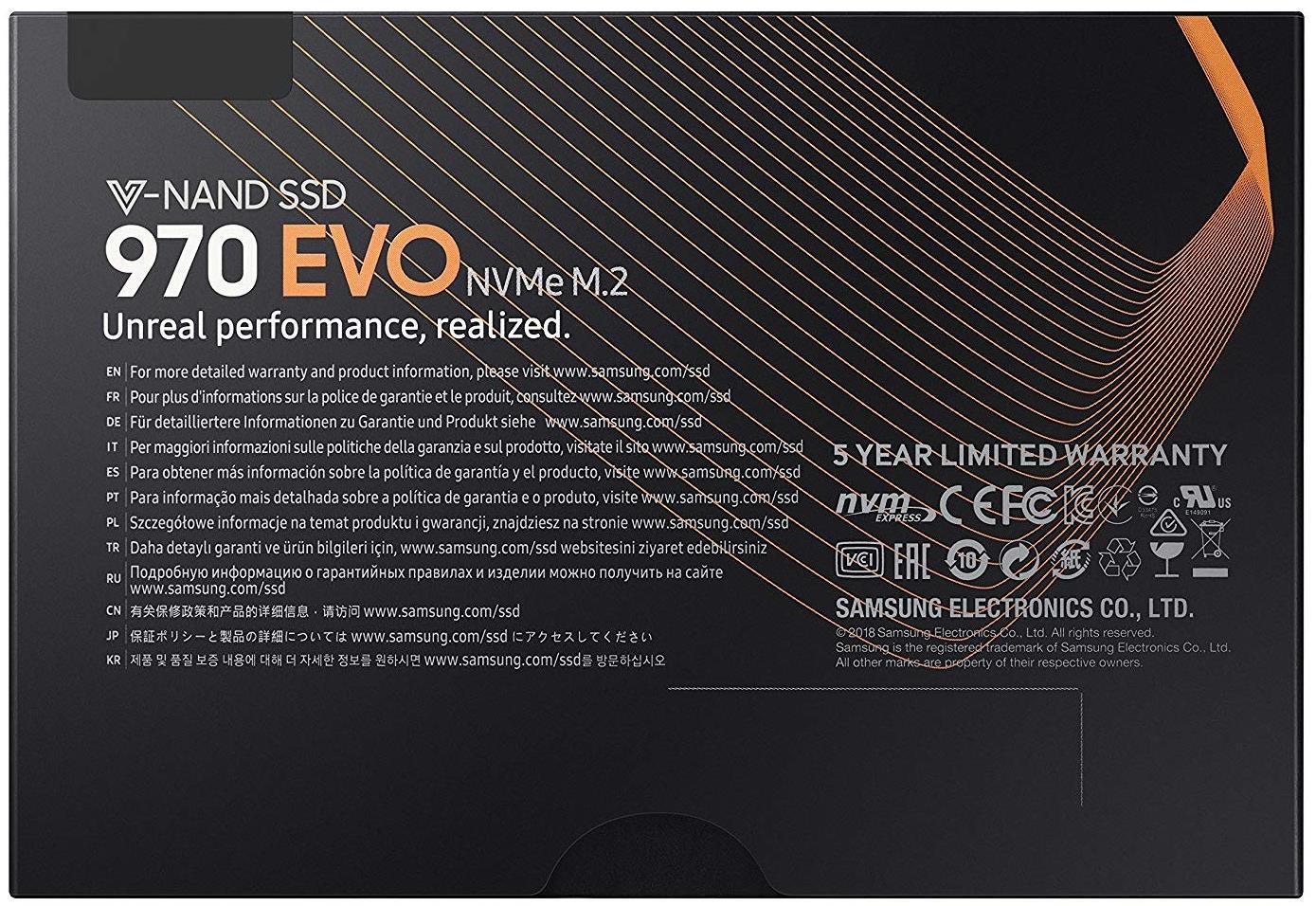 SSD Int 2TB 970 Evo Plus PCIe M.2