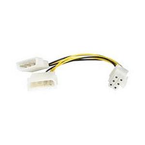 6 LP4-6Pin PCI Expr VC Power Cable Ad