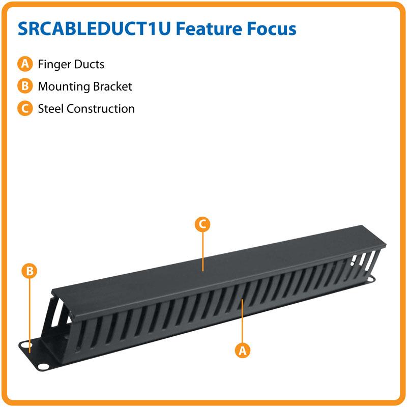 Smart Rack Horizontal Cable Manager