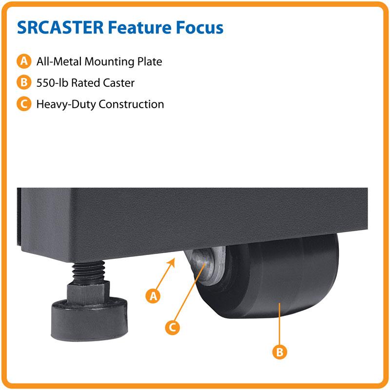 Smart Rack Mobile Rolling Caster Kit