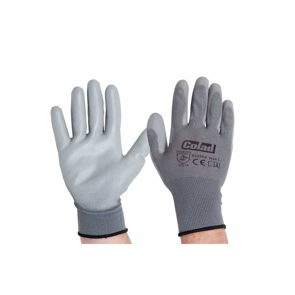 Polyester Preparation Gloves L