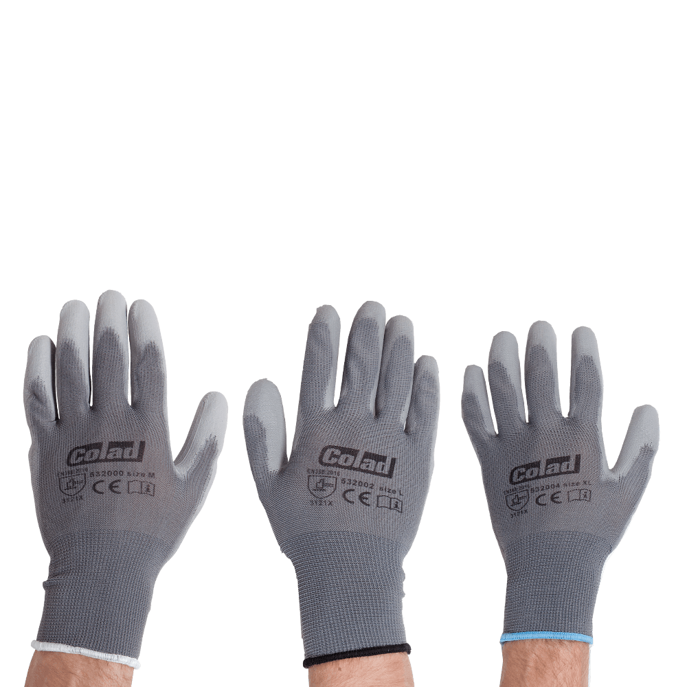 Polyester Preparation Gloves M