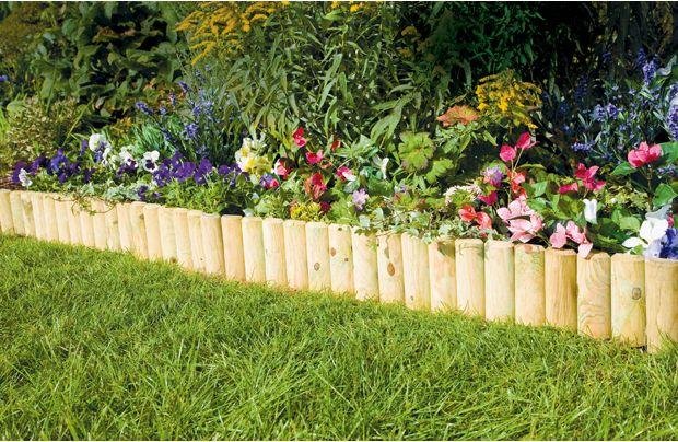 Fixed Log Edging Regular - Pack Of 2