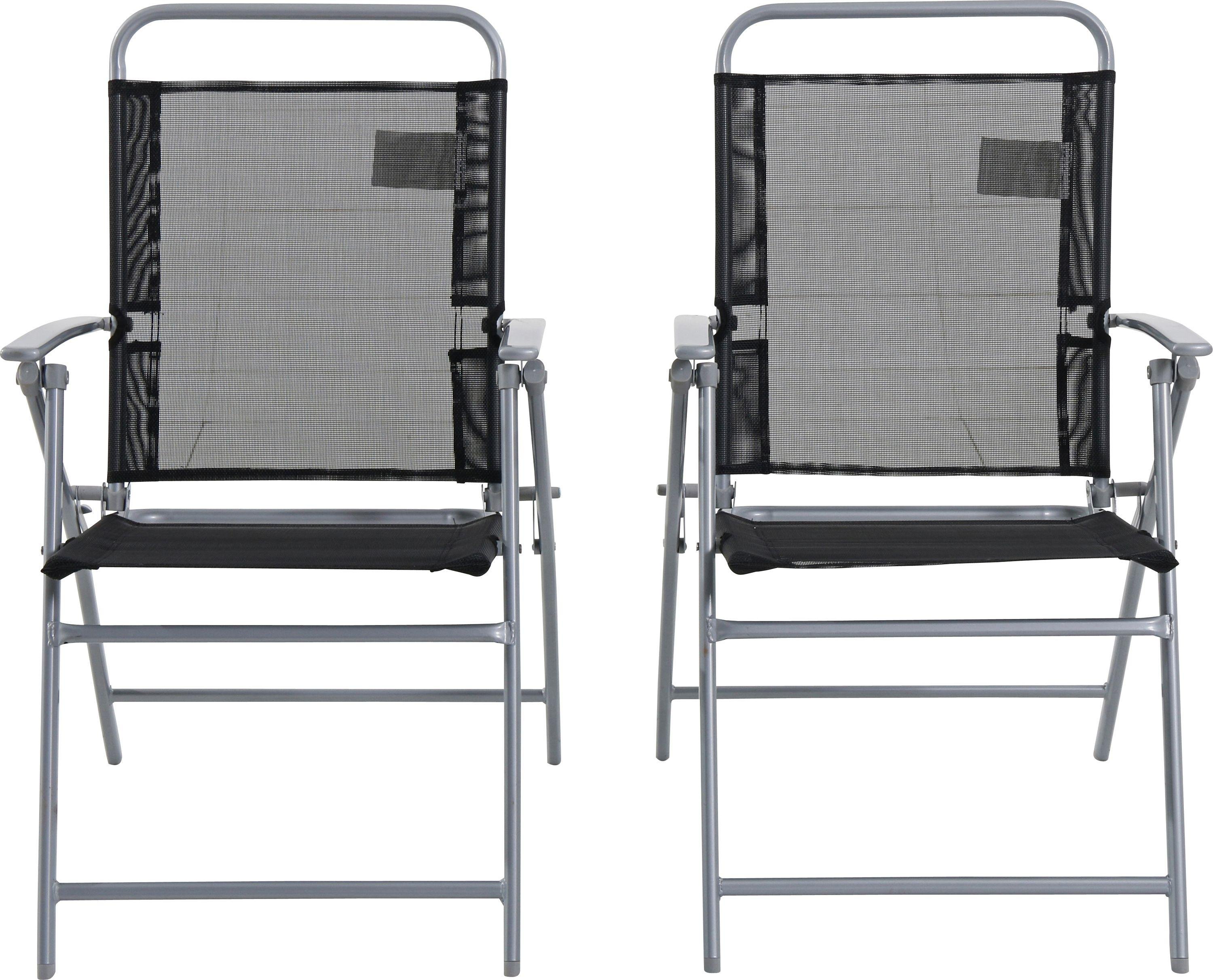 Argos Home Atlantic Steel Set of 2 Folding Chairs