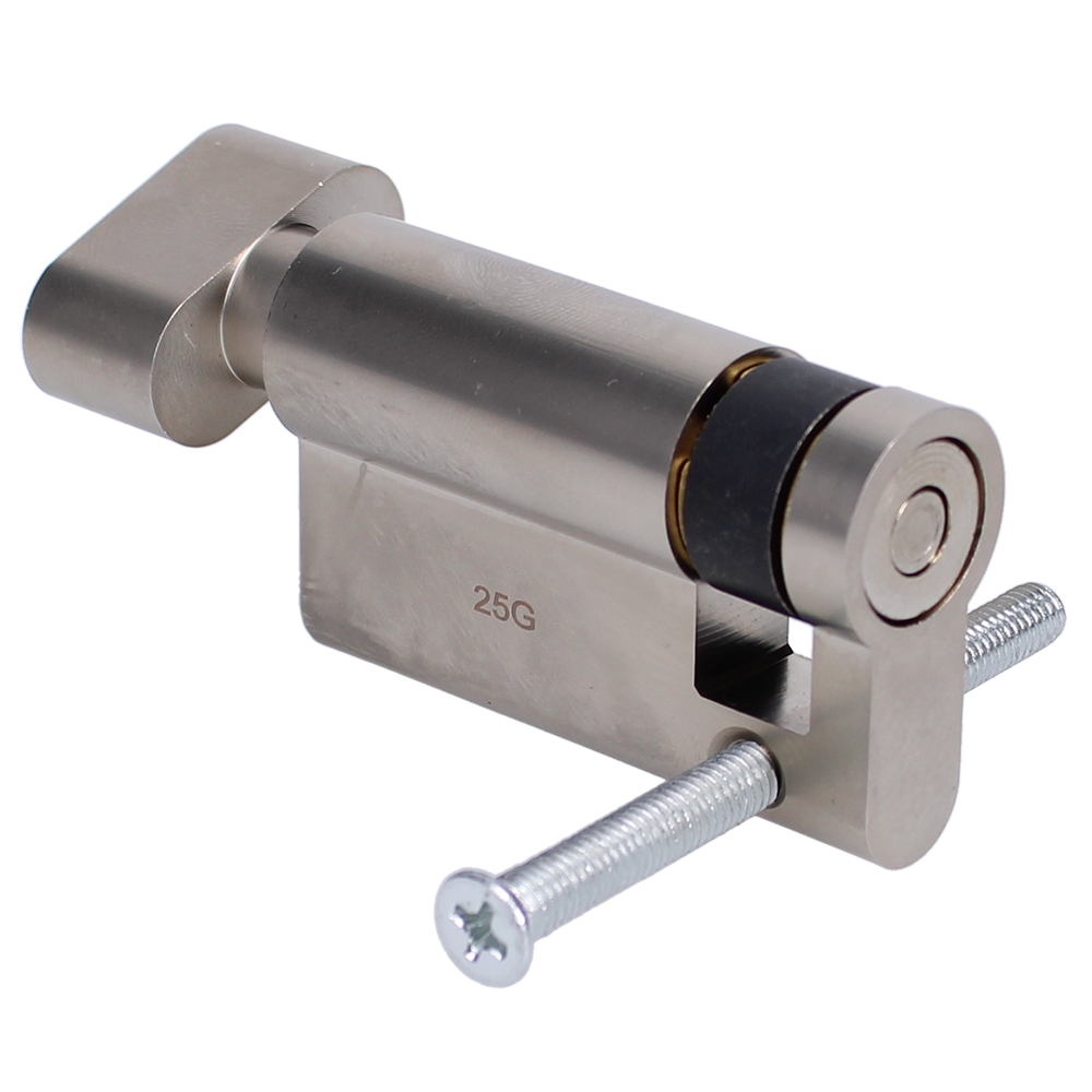 ASEC VITAL Blind Thumbturn Half Euro Dual Finish Cylinder With Adjustable Cam ASEC VITAL Blind Thumbturn Half Euro Dual Finish Cylinder With Adjustable Cam