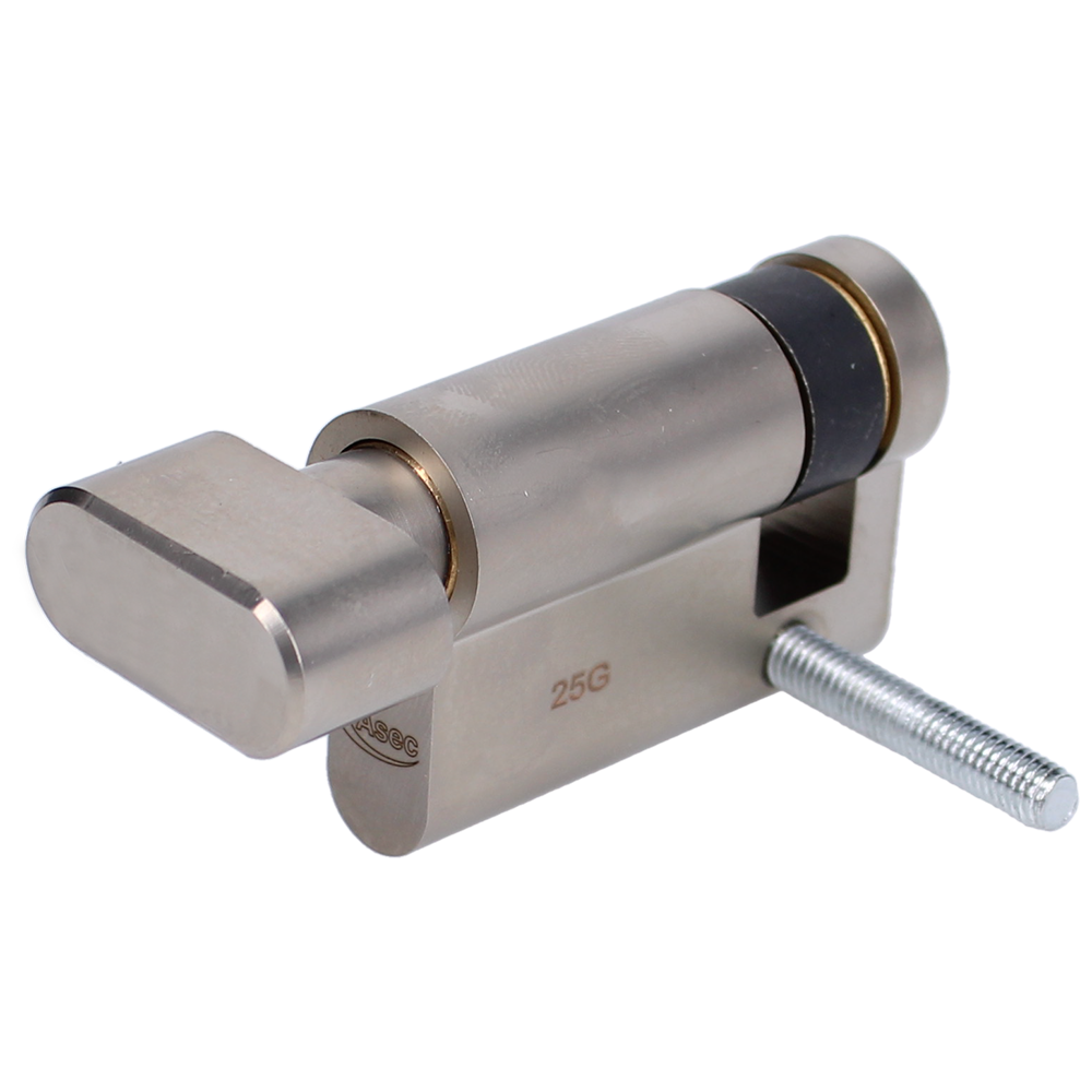 ASEC VITAL Blind Thumbturn Half Euro Dual Finish Cylinder With Adjustable Cam ASEC VITAL Blind Thumbturn Half Euro Dual Finish Cylinder With Adjustable Cam