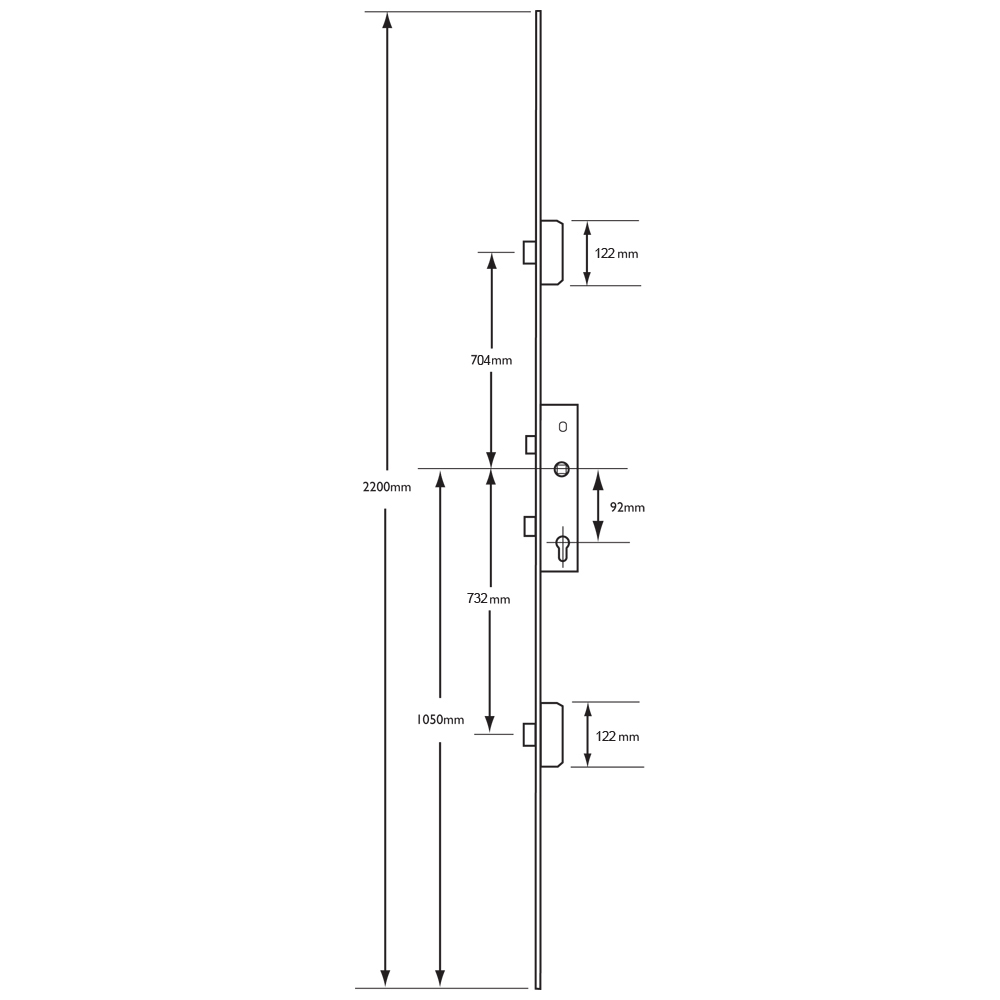 LOCKMASTER Lever Operated Latch & Deadbolt Single Spindle - 2 Dead Bolt LOCKMASTER Lever Operated Latch & Deadbolt Single Spindle - 2 Dead Bolt