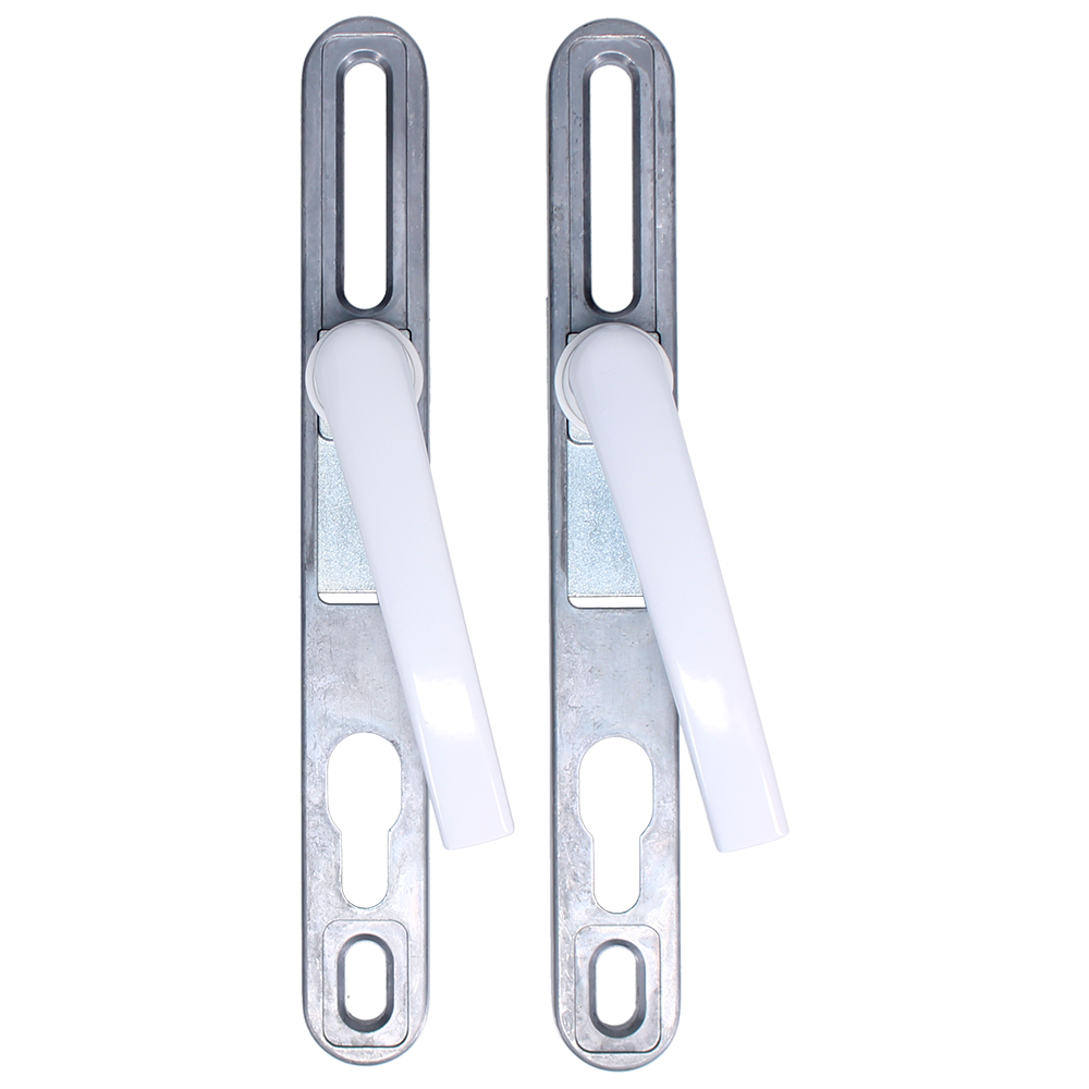 WINLOCK Universal Repair Handle Frame Set With Adjustable 62mm-92mm Centres Polished Chrome WINLOCK Universal Repair Handle Frame Set With Adjustable 62mm-92mm Centres Polished Chrome