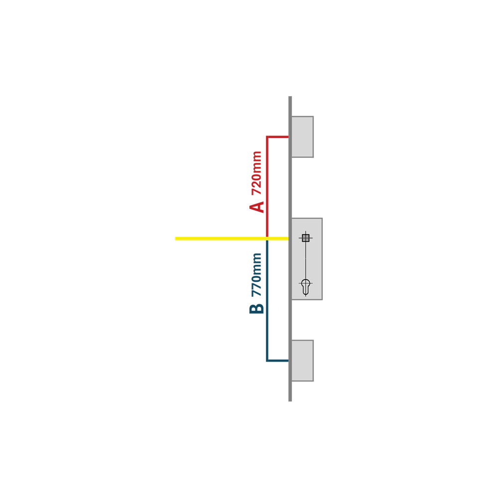 WINKHAUS AV2 Auto Locking Lever Operated Latch & Deadbolt - 2 Hook WINKHAUS AV2 Auto Locking Lever Operated Latch & Deadbolt - 2 Hook