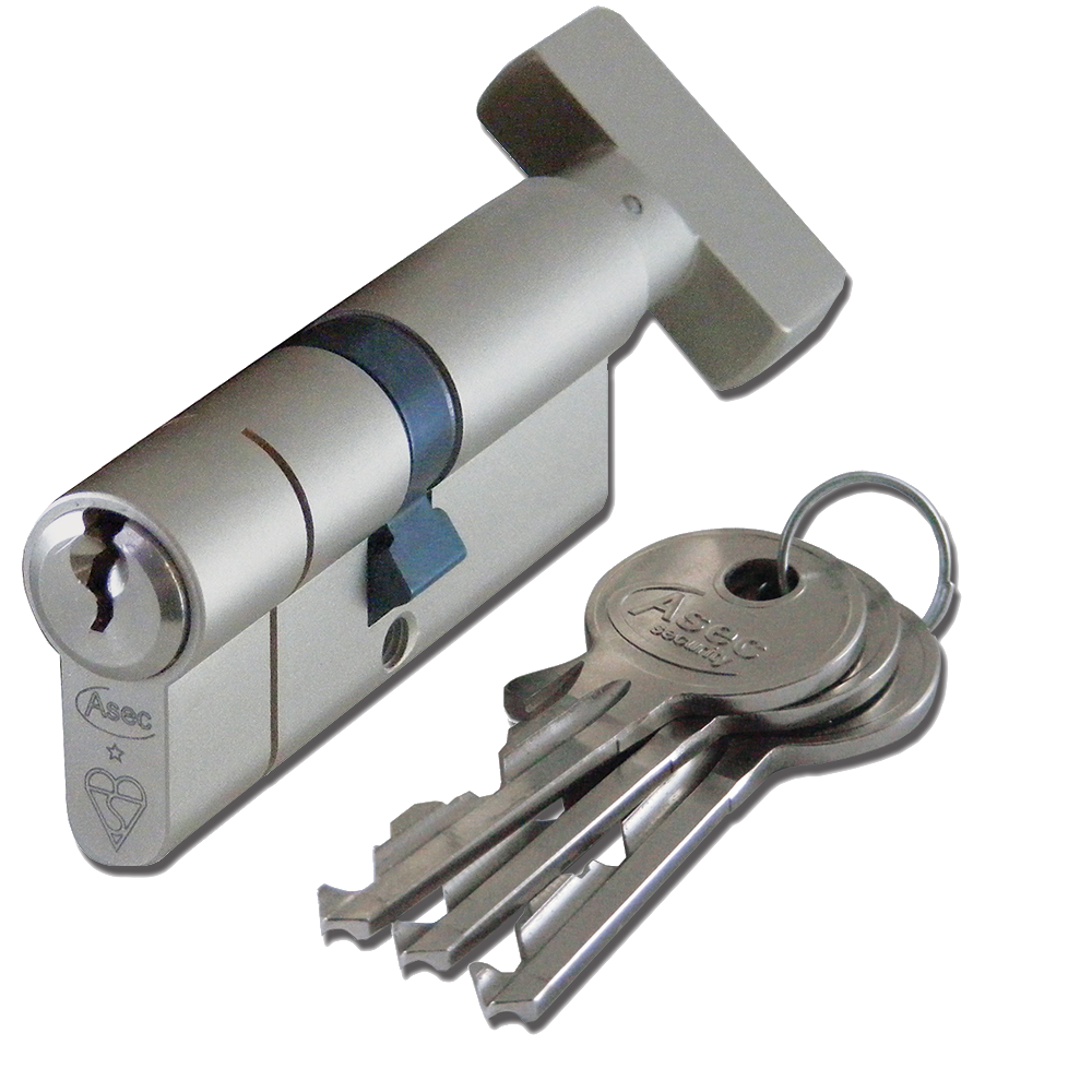 T40/40 Thumb Turn Anti Snap Euro Cylinder Lock HIGH SECURITY 6 PIN T35/10/35 