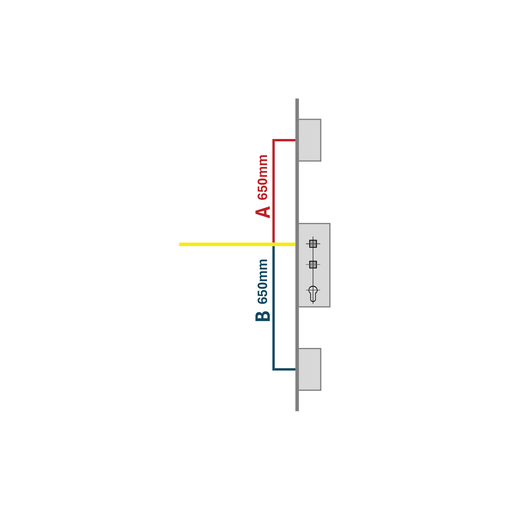 AVANTIS Lever Operated Twin Spindle Latch & Deadbolt - 2 Hook AVANTIS Lever Operated Twin Spindle Latch & Deadbolt - 2 Hook