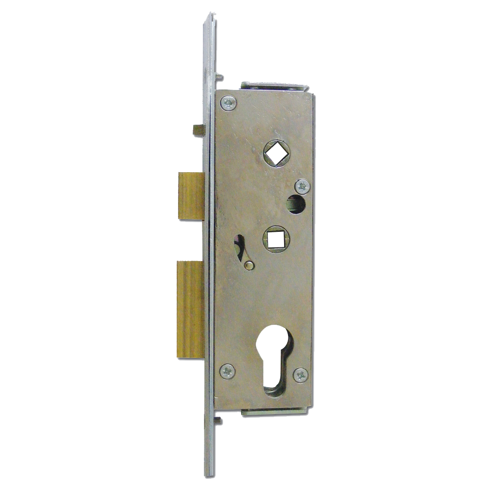 ABT GIBBONS Lever Operated Latch & Deadbolt - Centre Case 32/85-48 With Snib - Nickel Plated