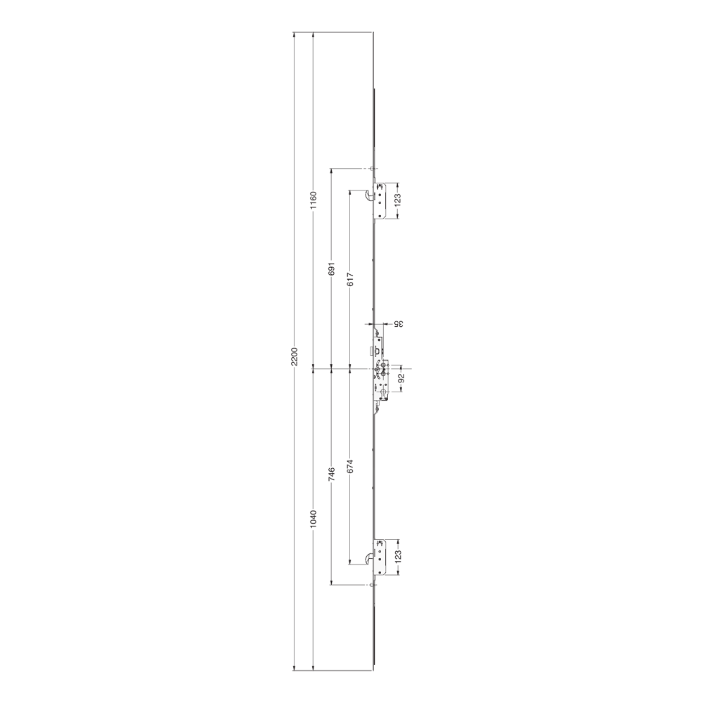 AVOCET Lever Operated Latch & Deadbolt Twin Spindle - 2 Hook 2 Roller AVOCET Lever Operated Latch & Deadbolt Twin Spindle - 2 Hook 2 Roller
