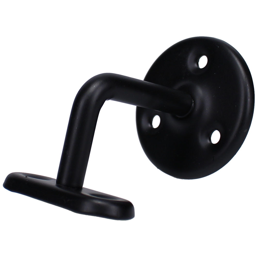 A PERRY 63mm Handrail Bracket 236 2.5in Black A PERRY 63mm Handrail Bracket 236 2.5in Black