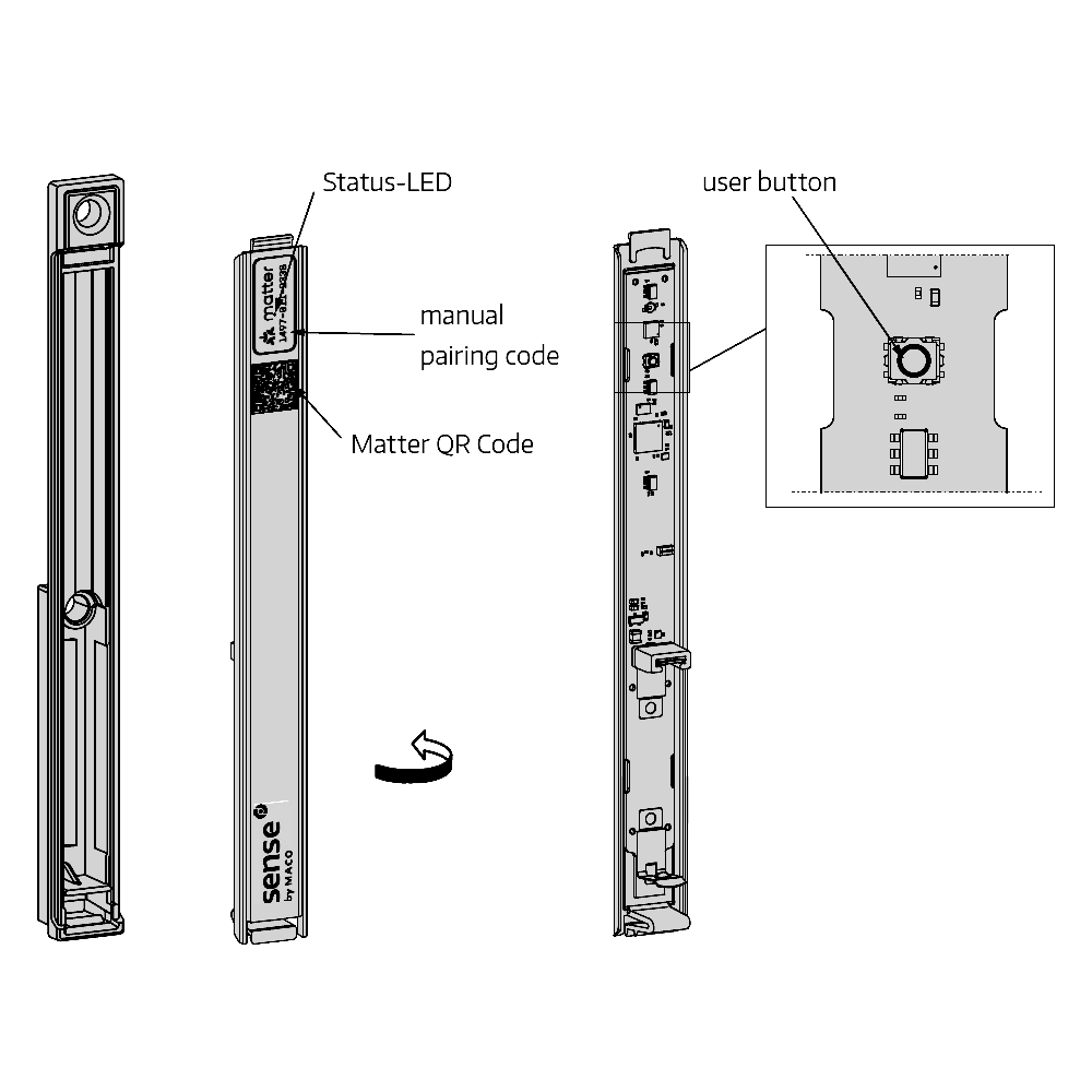 MACO Sense Wireless Sensor Matter Standard To Suit Maco Tilt & Turn Window Sense by Maco T&T Window MACO Sense Wireless Sensor Matter Standard To Suit Maco Tilt & Turn Window Sense by Maco T&T Window