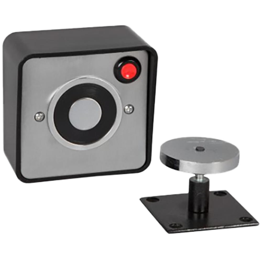 ASEC Wall Mounted Hold Open Magnet 24V DC - Black ASEC Wall Mounted Hold Open Magnet 24V DC - Black