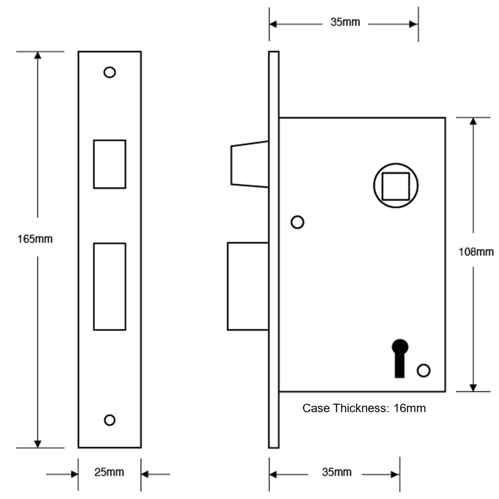 ASEC AS5512 50mm 5 Lever Sashlock 50mm Keyed To Differ - Stainless Steel ASEC AS5512 50mm 5 Lever Sashlock 50mm Keyed To Differ - Stainless Steel