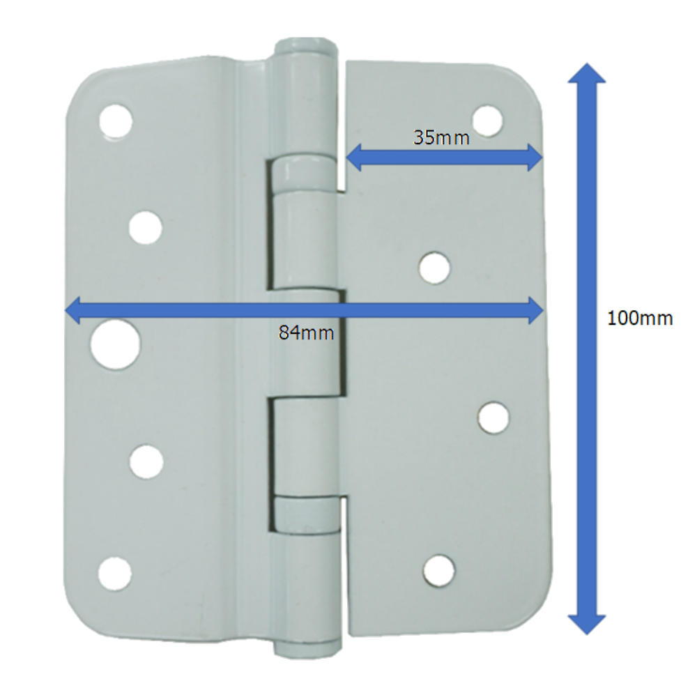 FULLEX Butt Hinge GDE 200 - White FULLEX Butt Hinge GDE 200 - White