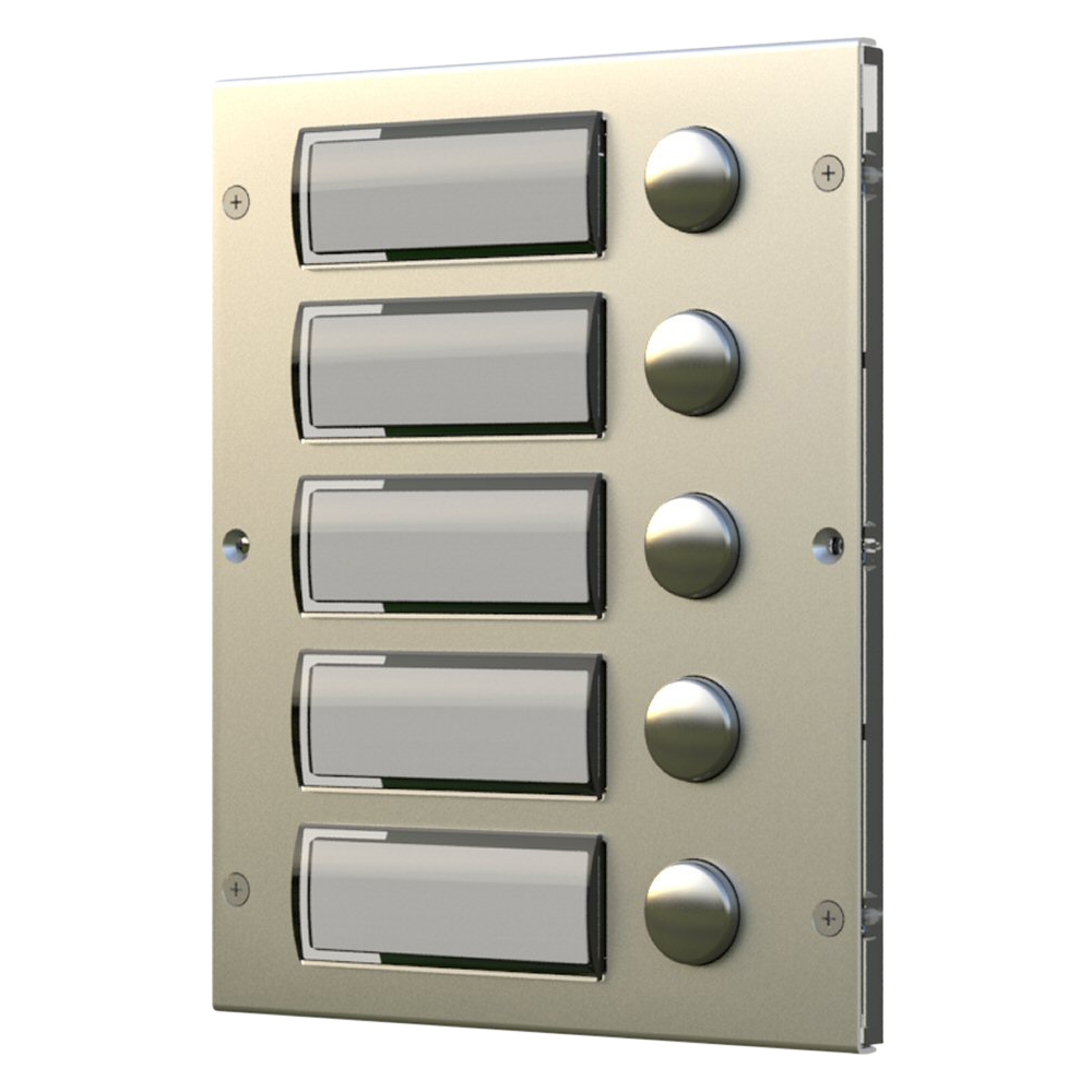 8K Series Extension Panel 4 Button - Stainless Steel
